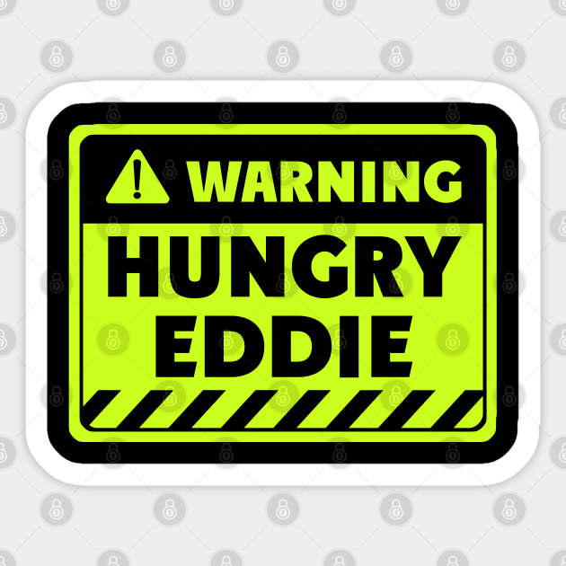 hungry Eddie Sticker by EriEri